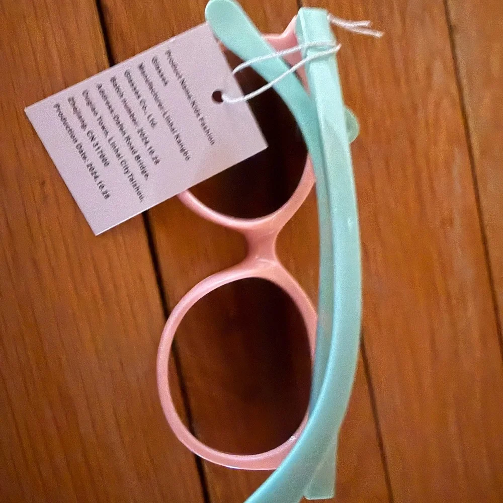 Pink and Blue Cat-Ear Sunglasses